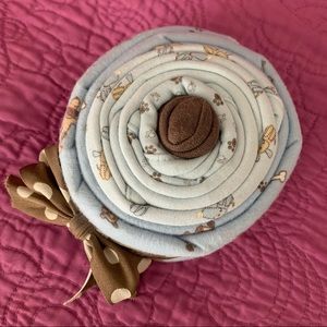 Baby Boy Puppy Dog Shower Gift Bib Hat Blanket